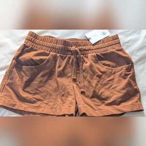 Pecan Colored Casual Shorts